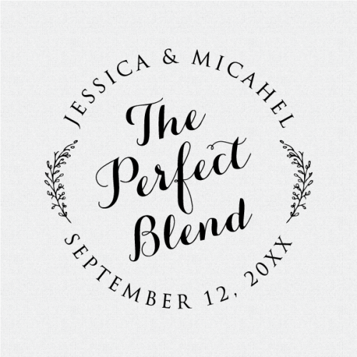The Perfect Blend stamp is perfect for personalized wedding favors! T230