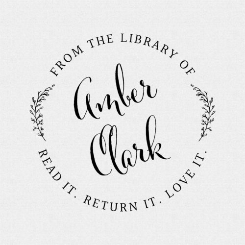Read It Love It Return It Round Library Stamp - Style #T279