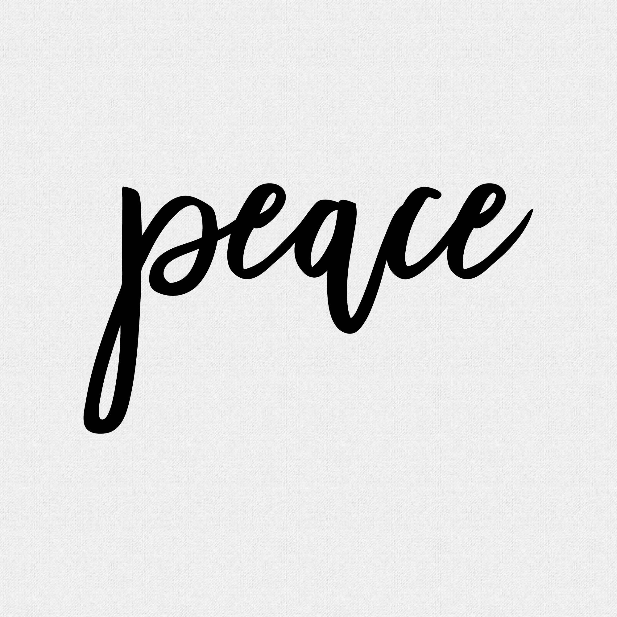 Peace Rubber Stamp for Scrapbooking, Memory Planning, Crafting, Making Wrapping Paper