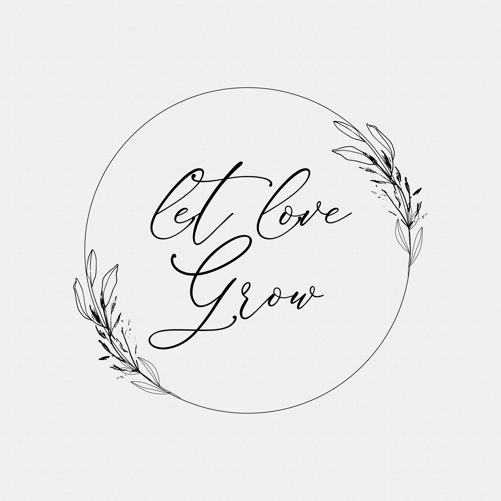 Let Love Grow Stamp, Let Love Grow, Let Love Grow Stickers, Let Love Grow Tags, Wedding Favors, Wedding Stamp, Let Love Grow Rubber Stamp, Wedding Seed Packets Let Love Grow, Let love Grow Seeds, Let Love Grow Greenery, Wedding Rubber Stamp Let Love Grow. Round, Circle, Floral, Rubber Stamp - Style #w6