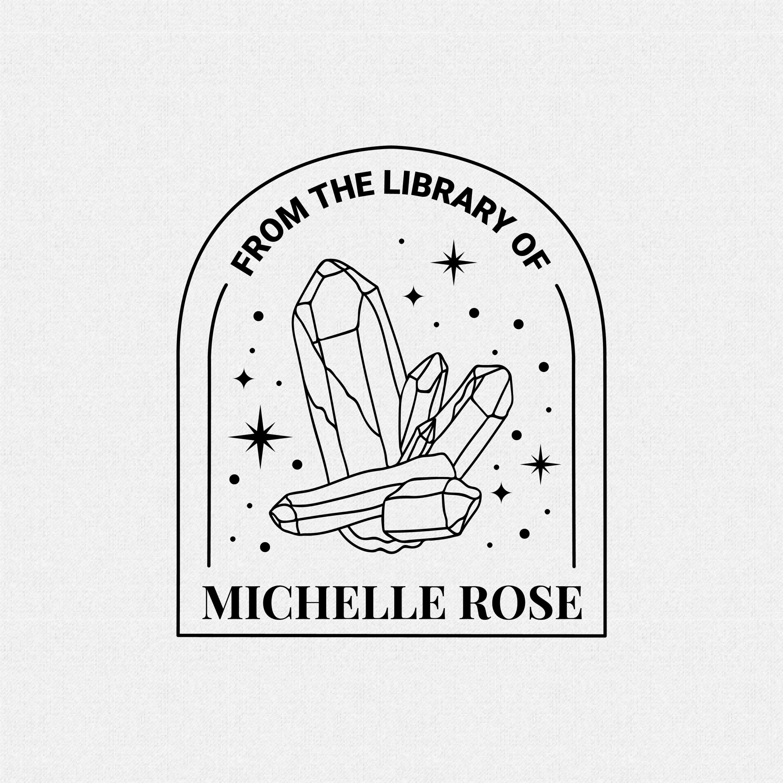 Personalized Book Stamp, From The Library Of Stamp – T938 – Fall