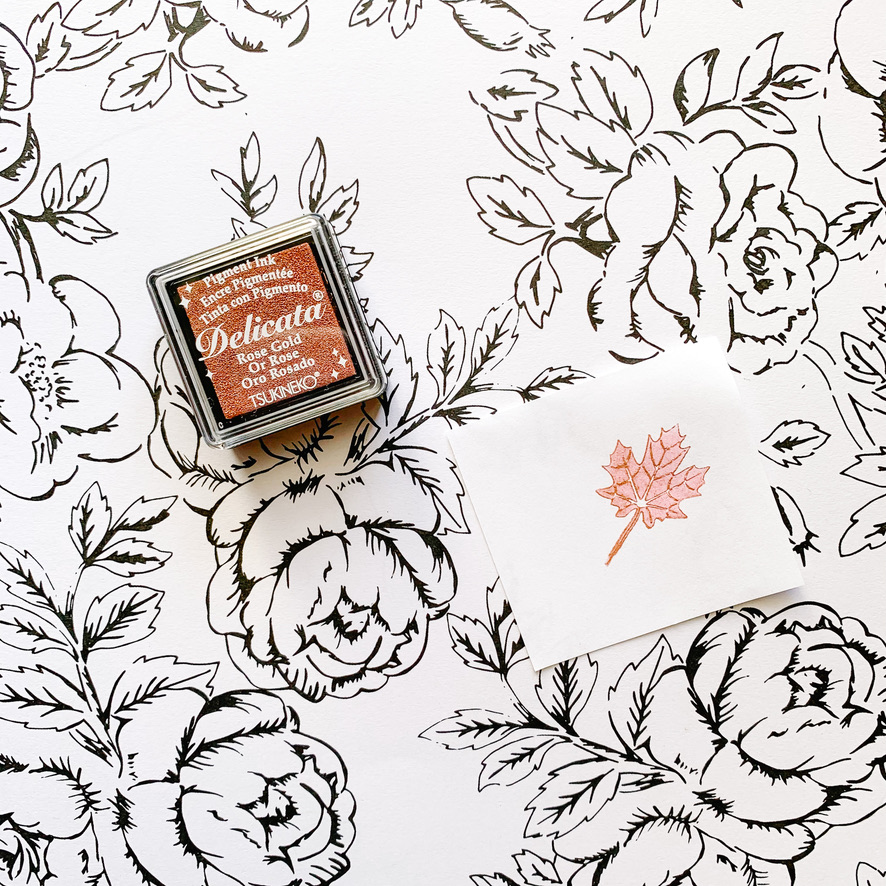 Delicata Rose Gold Small Ink Pad